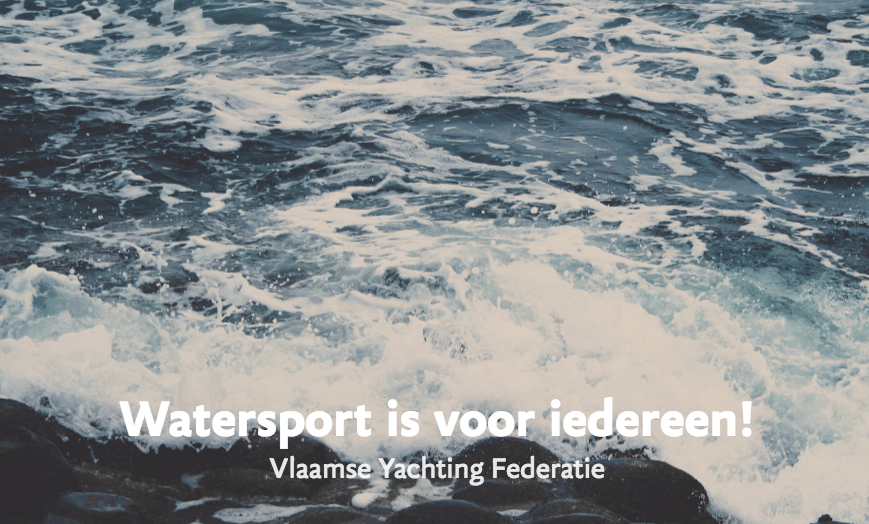 watersport is voor iedereen - openingsbeeld met golven aan de waterkant