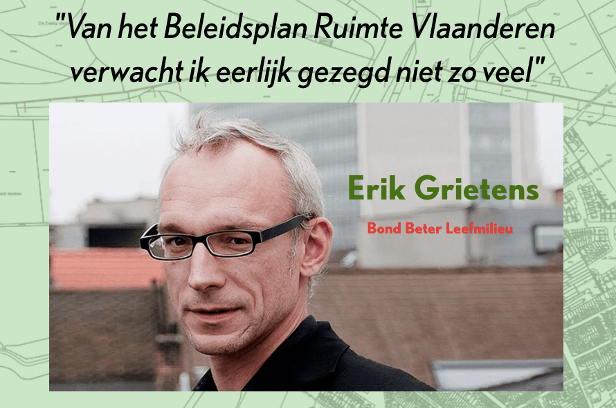 Portret van Erik Grietens van Bond Beter Leefmilieu