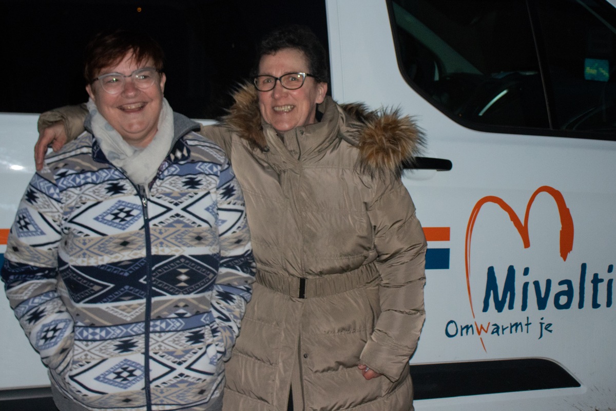 Isabelle Herremans (links) en Connie Lareu (rechts) zijn onafscheidelijk. Foto: Sybren Bruneel