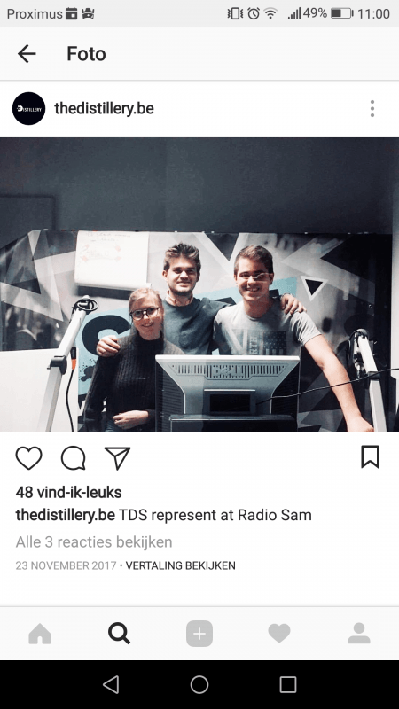 Van links naar rechts: Zoë Tanghe, Gilles van Schoorisse en Anton Cornelis.