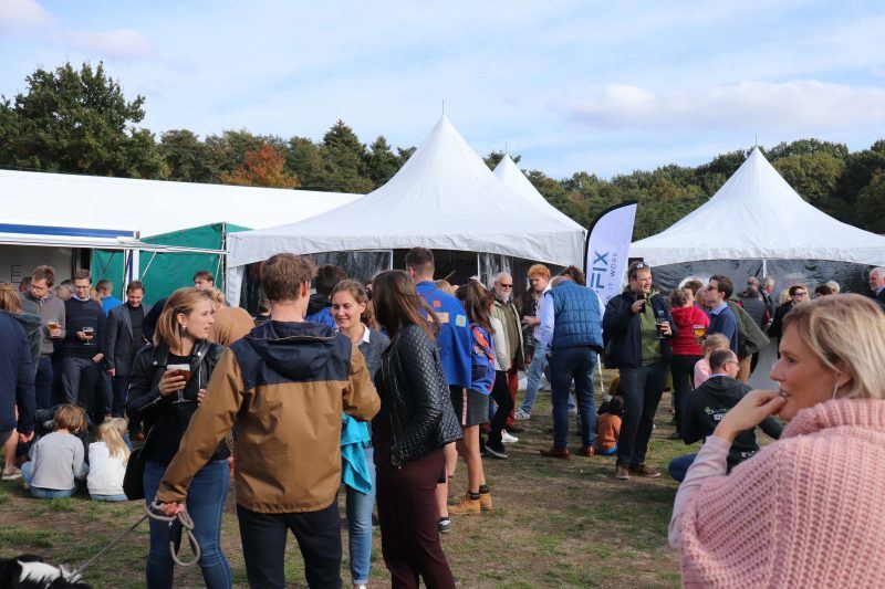 Er kwam heel wat volk af op de feestelijke opening van het Bi-ventielbos