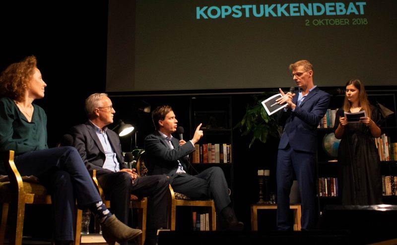Elke Decruynaere (Groen), Rudy Coddens (sp.a) en Matthias De Clercq (Open VLD)