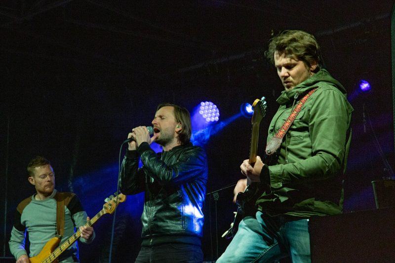 Brugse band Vultures at Dusk aan het optreden op het Wacko Festival in Brugge