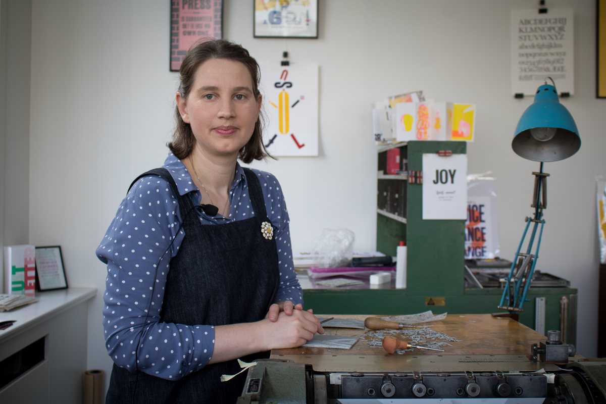 Marie-Alice in Letterpress Corner Gent. 