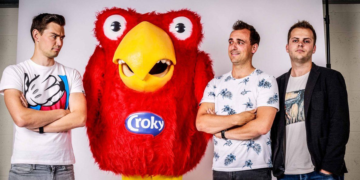 Foto Twitter : presentatoren van de Sjotcast : Guillaume, Gert en Lars