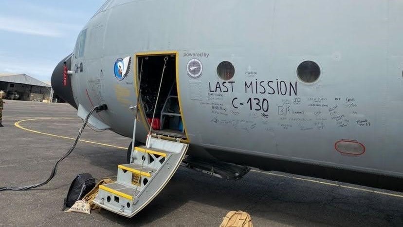 C-130 Hercules transportvliegtuig