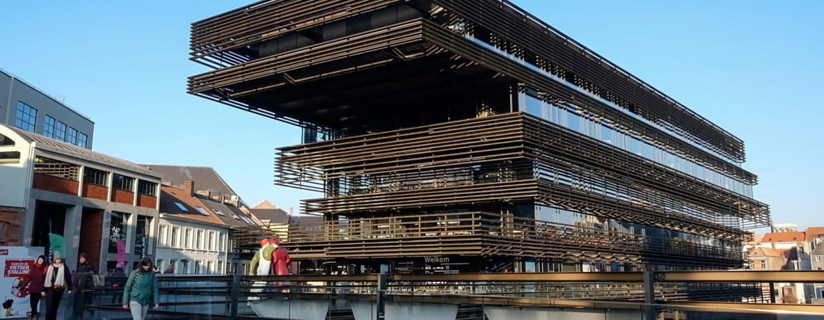 De Gentse bibliotheek 'De Krook' (Foto: Robin Zenner)